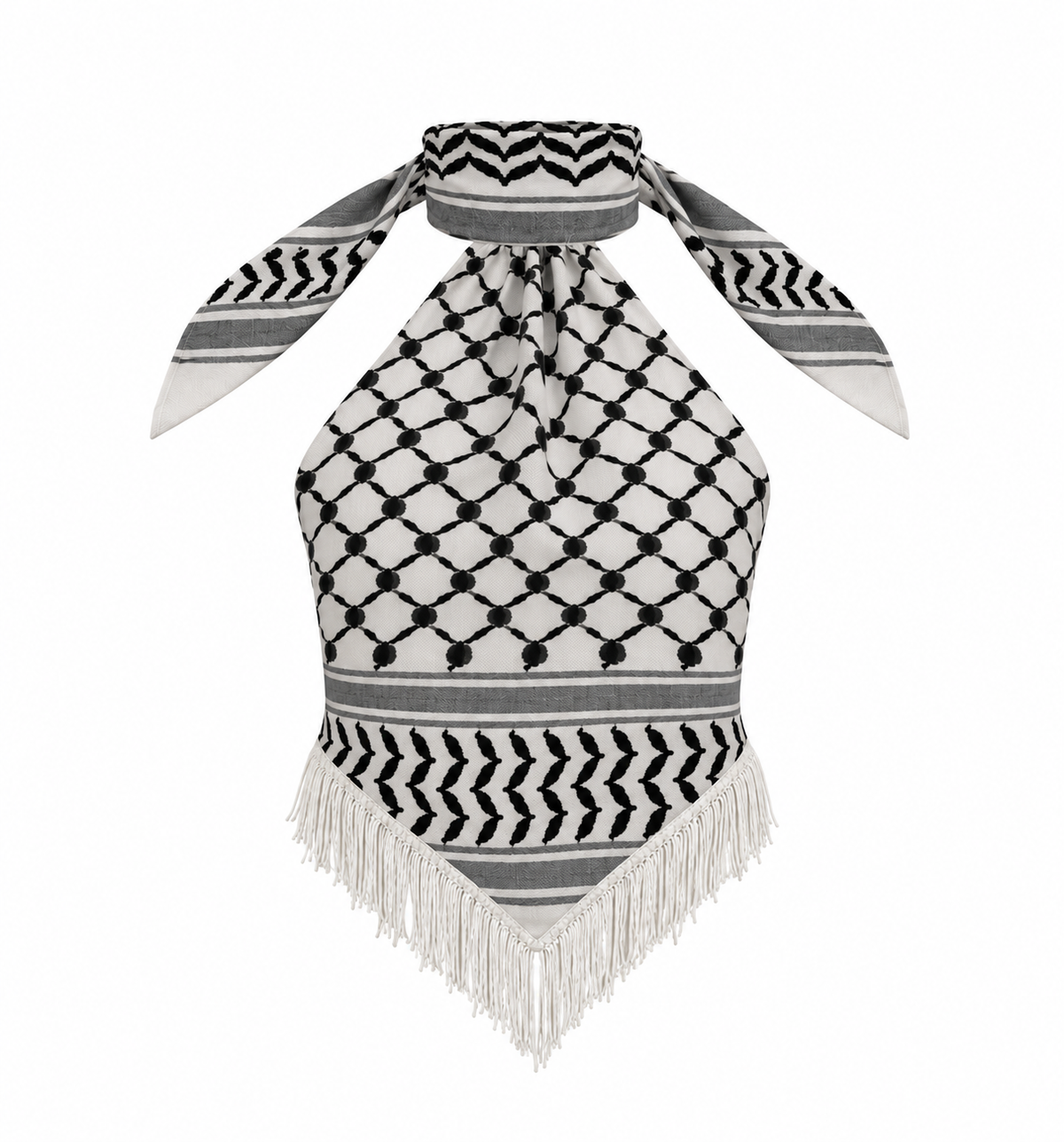 Keffiyeh top
