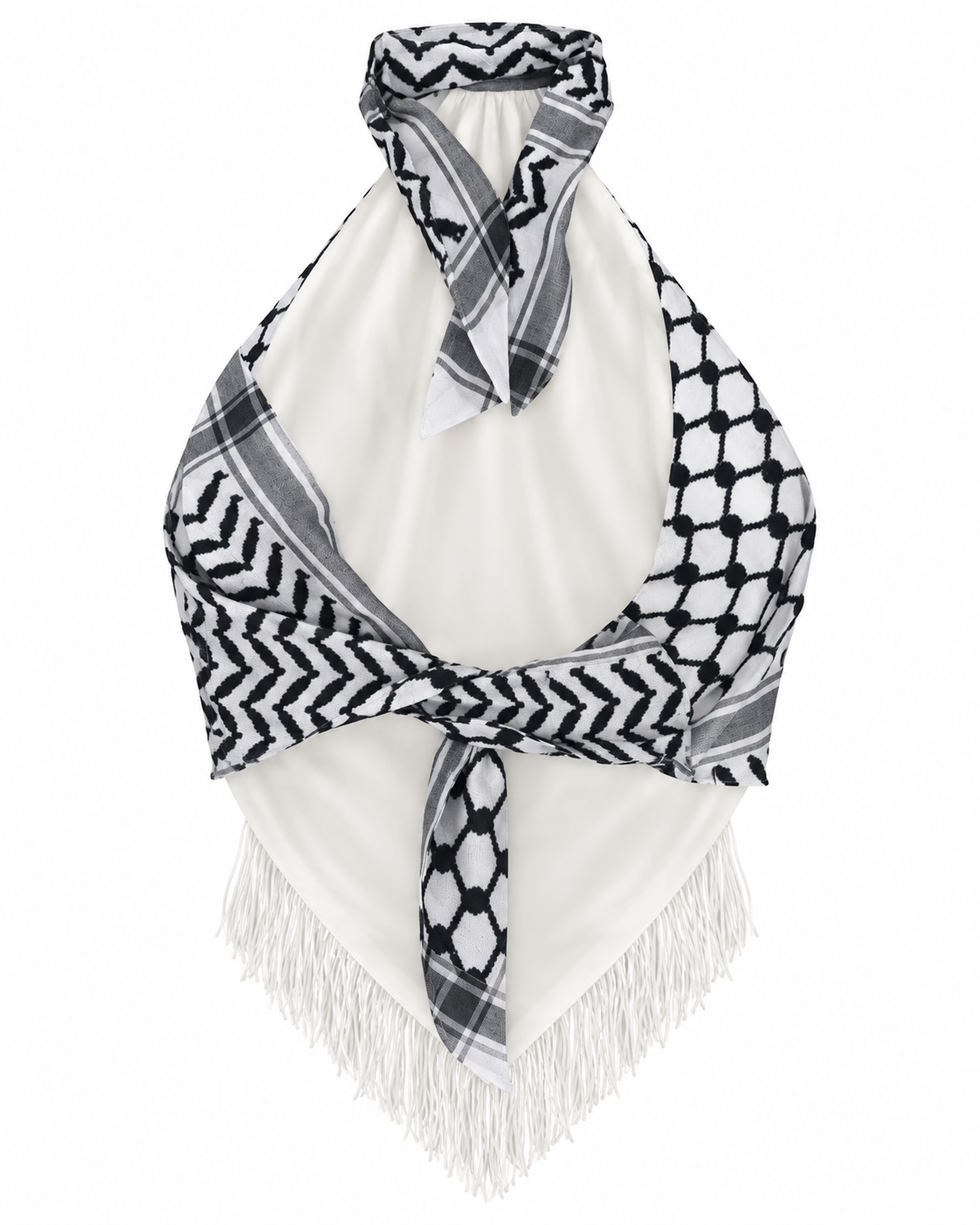 Keffiyeh top